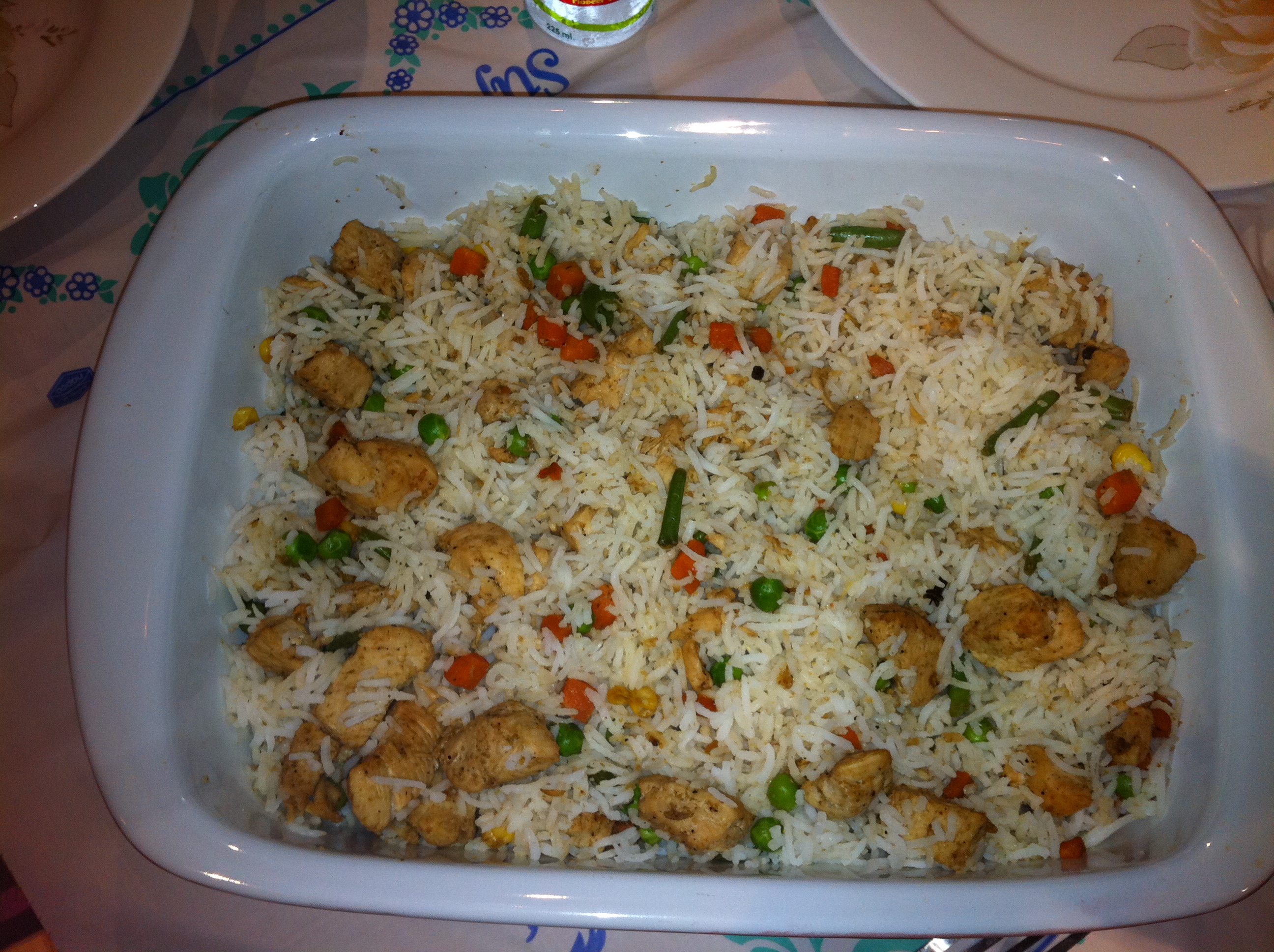 سمك مطبق بالرز