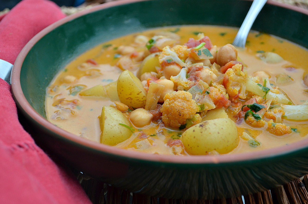 شوربة الحمص والبطاطا المغربية