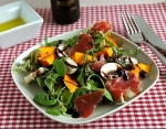 سلطة الجرجير بدبس الرمان