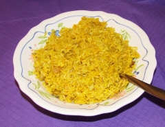 أرز بالليمون والزعفران
