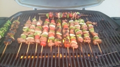 لحم الاوصال المشوى على الفحم