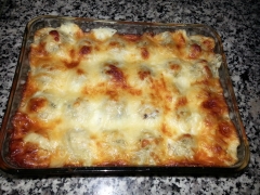 صينية بطاطس باللحم المفروم لايت