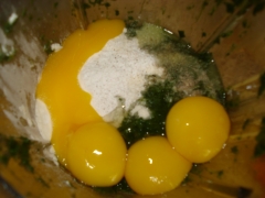 طريقة عمل السبانخ مع البيض